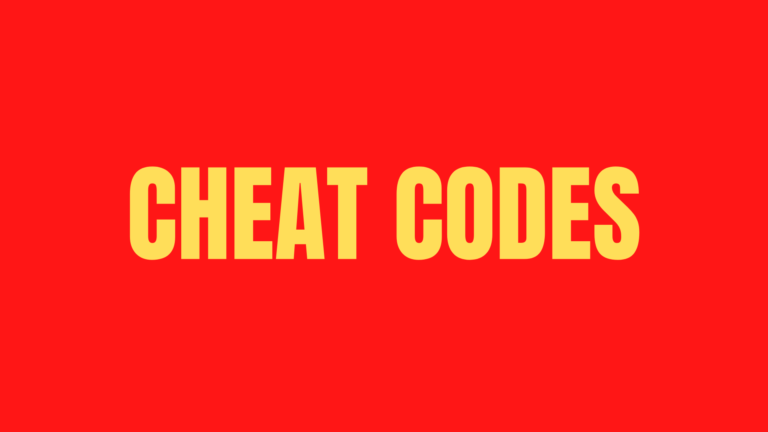 Cheat Codes